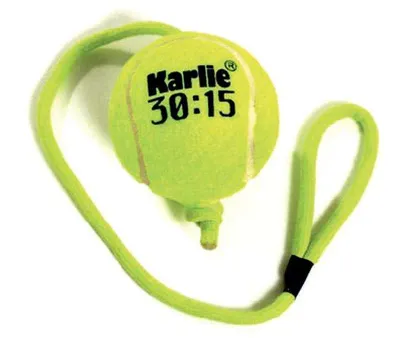 Obrázek produktu pro Karlie tenisový míček s lanem 6 cm