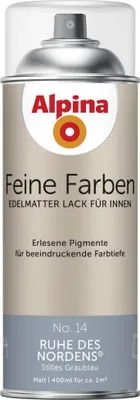 Produktbild von Alpina Feine Farben Sprühlack Ruhe des Nordens stilles graublau 400 ml