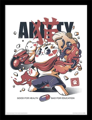 Produktbild von Ilustrata - bedruckt "Akitty" PM8831 (40 cm x 30 cm) (Bunt)