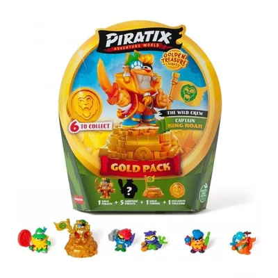 Produktbild von Piratix Golden Treasure Gold Pack Figure Magicbox