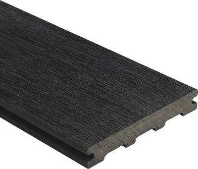 Produktbild von Konsta WPC Terrassendiele Nativo Usedwood Vollprofil beschichtet 23x142x3000 mm Eiche dunkelgrau
