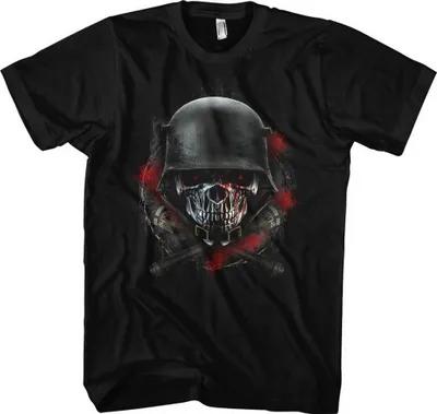 Produktbild von Grenadier Skull T-Shirt | Totenkopf Soldaten Panzer – M