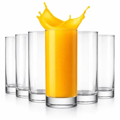 Produktbild von 6er Set Hohe Trinkgläser Longdrink Gläser Wassergläser Wasserglas Cocktailgläser