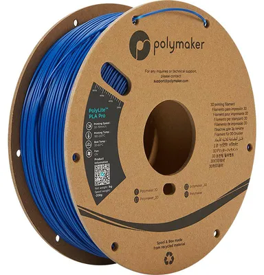 Produktbild von Polymaker PolyLite PLA Pro Filament 1.75 mm 1 kg Blue