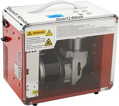 Obrázok produktu pre Kompresor na vzduch, červený, 350 W, maximálny tlak 310 bar, elektrický