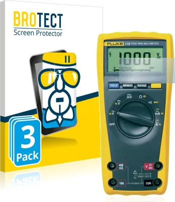 Produktbild von 3x BROTECT Schutzglas für Fluke MultiMeter 175/ 179 Schutzfolie Panzer Folie Glas Display Schutz klar
