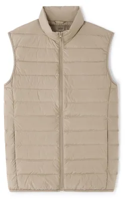 Produktbild von Celio Multilightsl Herren-Weste aus Polyester mit Daunenfüllung, Beige, Größe M
