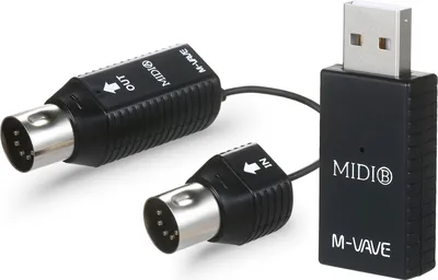 Obrázek produktu pro M-VAVE MS1 Mini bezdrátový přenosový systém MIDI systém MIDI bezdrátový adaptér Plug and Play podpora pro zařízení s MIDI rozhraním