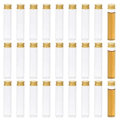 Produktbild von Solidchoice – Mini-Glasflaschen-Set – 24 Stück, 25 ml