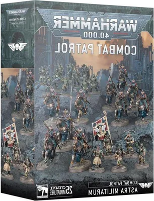 Produktbild von Warhammer 40.000 Miniaturen für Gevechte - 25 Stück - Einheitsgröße - Grau