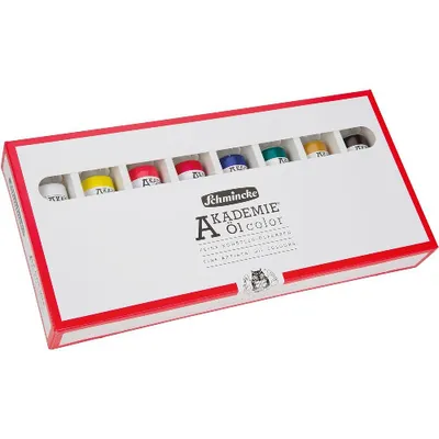 Produktbild von Schmincke AKADEMIE Ölfarben-Set 8 × 60 ml