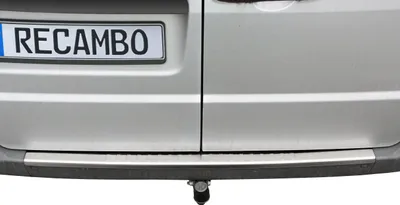 Image de Protection du seuil de chargement en acier inoxydable mat pour MB VITO, VIANO | TYPE W639 | avec rebord