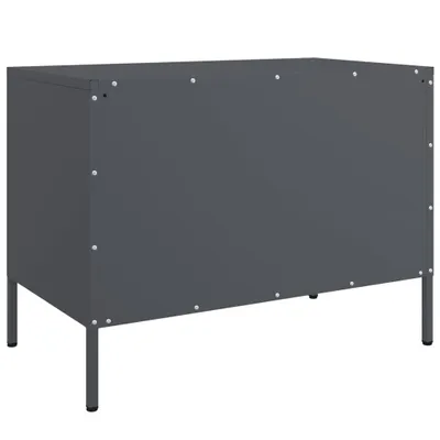 Produktbild von TV-Schrank Anthrazit 68x39x50,5 cm Stahl