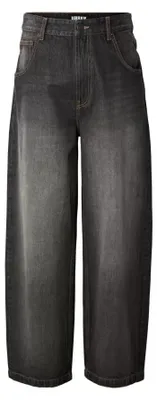 Zdjęcie produktu dla Męskie dżinsy Urban Classics Super Baggy Jeans w kolorze ciemnoszarym z efektem sprania – rozmiar 30
