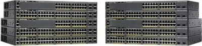 Produktbild von Cisco Catalyst WS-C2960X-24PSQ-L, Managed, L2, Gigabit Ethernet (10/100/1000), Vollduplex, Power over Ethernet (PoE), Rack-Einbau