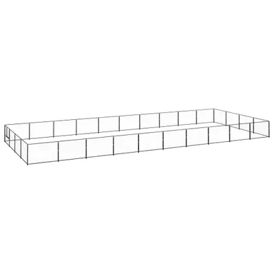 Produktbild von Hundezwinger Schwarz 40 m² Stahl , Sonstiges Hundezubehör Design 2024