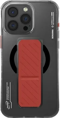 Zdjęcie produktu dla Skinarma Etui Axon Iphone 16 Pro 6.3" Magnetic Charging + Grip Stand Czarny/Black