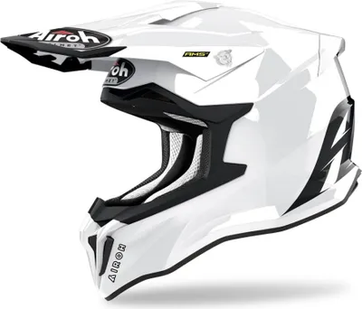 Produktbild von Airoh Strycker Color Carbon Motocross Helm (White,XL (61/62))