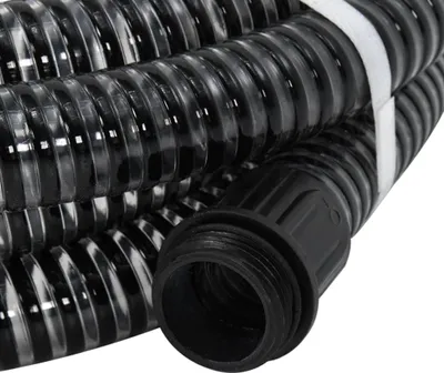 Obrázek produktu pro vidaXL Sací hadice s mosaznými koncovkami černá 1,1" 5 m PVC