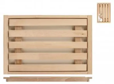 Immagine prodotto di Tagliere In Legno Pane Con Griglia 38,5X25X2,2
