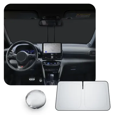 Immagine prodotto di Protezione solare per Toyota Yaris Cross dal 2021 al 2026, parasole per parabrezza