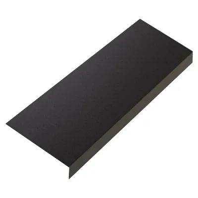 Obrázok produktu pre Podklad pod odkvap RŠ 167, 2 bm, lakovaný zinok, tmavohnedá RAL 8019