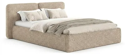 Obrázek produktu pro Čalouněná postel DreamLux Elite 140 x 200 cm s roštem a úložným prostorem látka Loop 3, productTiles.product.images.aiGenerated