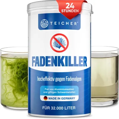 Produktbild von Teicher Fadenalgenvernichter – Schnell wirksam gegen Fadenalgen im Teich, 1 kg