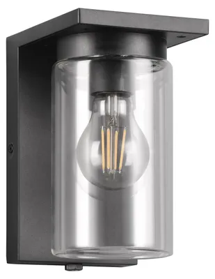Zdjęcie produktu dla Kinkiet zewnętrzny z czujnikiem ARDILA czarny 1xE27x40W aluminium wym:19x11,5x11,5cm IP44 Trio