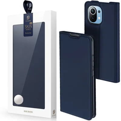 Produktbild von DUX DUCIS Skin Pro Book Hülle für Xiaomi Mi 11 - Eleganter Schutz in Blau KP10667
