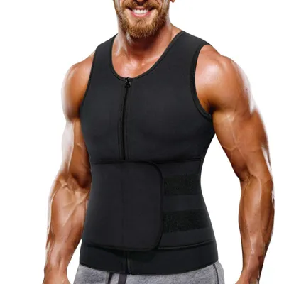 Produktbild von Verstellbarer Neopren Bauchband für Männer in Schwarz