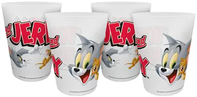 Produktbild von Trinkbecher Tom & Jerry 4er Set 300ml