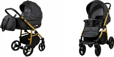 Image de BabyLux® Axel | Kocárek 2v1 Set | Carbon | Kocárek Kombi | Kocárek set | Buggy + Baby