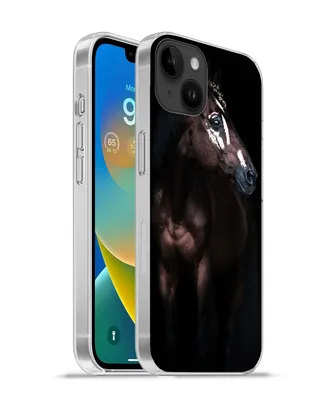 Produktbild von MuchoWow® Handyhülle Schutzhülle Hülle für Apple iPhone 14 Plus - Soft case Pferd - Flecken - Licht Silikon Softcase Handy Hülle - Abbildung