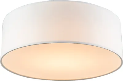 Zdjęcie produktu dla Lampa sufitowa biała 30 cm z LED - Drum LED