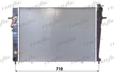 Produktbild von FRIGAIR 0128.3086 Kühler Wasserkühler Motorkühler für HYUNDAI TUCSON (JM) für KIA SPORTAGE (JE, KM)