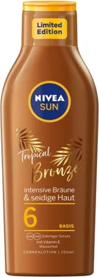 Obrázok produktu pre Nivea Sun, Bronzujúce mlieko na opaľovanie SPF 6, 200 ml