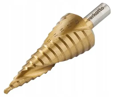 Produktbild von VERKATTO Stufenbohrer Titan HSS Metall 4-30mm Spiralschliff