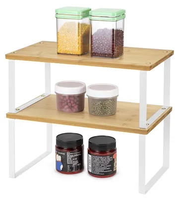 Produktbild von Omgoods – Küchenorganizer – Stapelbare Gewürzregale, 2er-Set