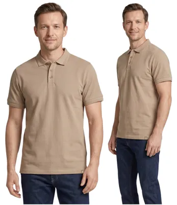 Immagine prodotto di Moraj - Polo beige - Polo da uomo, taglia XXL - Polo in cotone - Polo con vestibilità regular
