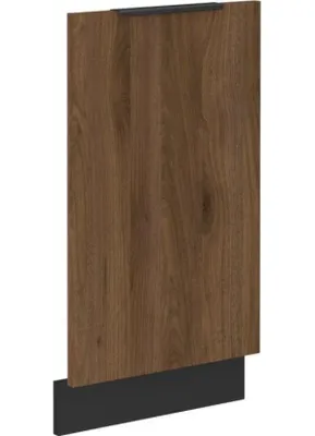 Produktbild von Tür für Einbaugeschirrspüler TOVA - 45x72 cm, Okapi-Nussbaum/Schwarz