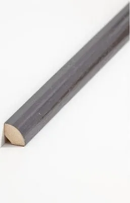 Produktbild von Viertelstableiste Fußleiste 14 x 14 x 2000 mm Grau zum Kleben, Clipsen, Schrauben & Nageln Massivholz Sockelleiste by PROVISTON 20 Meter | 10 Stück
