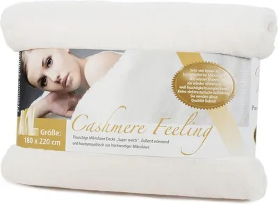 Produktbild von Gözze Premium Cashmere-Feeling Decke sand 180x220 cm