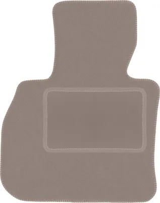 Produktbild von Fahrerfußmatte Velours beige passend für Mini Countryman F60 (2017-, Crossover) – mit Befestigungen – passgenau