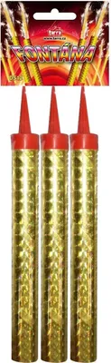 Produktbild von Partybrunnen Gold 12cm 3St