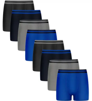 Produktbild von FM London 8er-Pack Boxershorts Jungen, Hipster-Unterhosen, Ganztägig Frisch