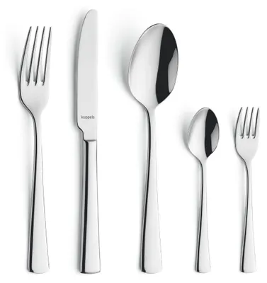 Besteckset 30-teilig, 18/10 Edelstahl, poliert, spülmaschinenfest