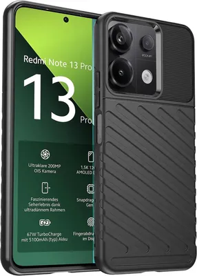 Zdjęcie produktu dla Etui na telefon komórkowy do Xiaomi Redmi Note 13 Pro 5G Thunder Case TPU antypoślizgowa osłona ochronna