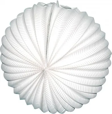 Immagine prodotto di Palla di lanterna bianca diametro 25 cm (senza bacchetta) carnevale
