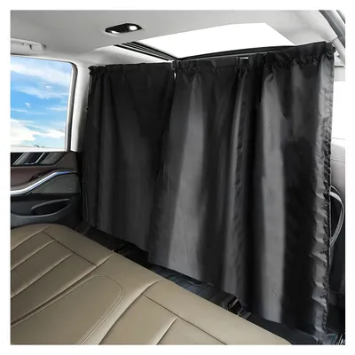 Produktbild von Trennvorhänge für Autos, universelle Trennvorhänge für Autos, Sonnenschutz, Privatsphäre auf Reisen, Nickerchen im Auto, Camping mit dem Auto, abnehmbarer, einfacher Vorhang, für die meisten Autos und SUVs